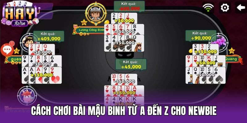 Cách chơi bài mậu binh từ A đến Z cho newbie