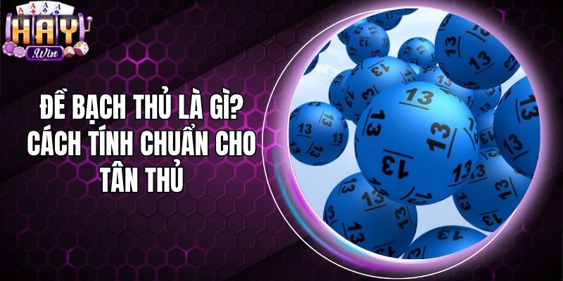 Đề Bạch Thủ Là Gì? Cách Tính Chuẩn Cho Tân Thủ