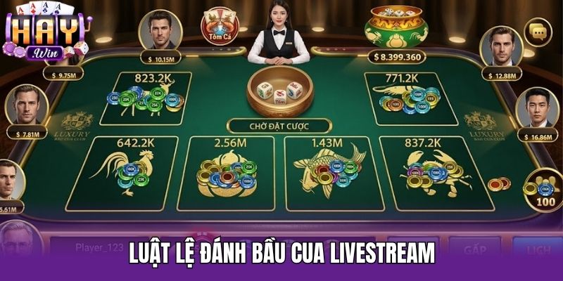 Luật lệ đánh Bầu Cua Livestream