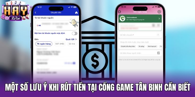Một số lưu ý khi rút tiền tại cổng game tân binh cần biết