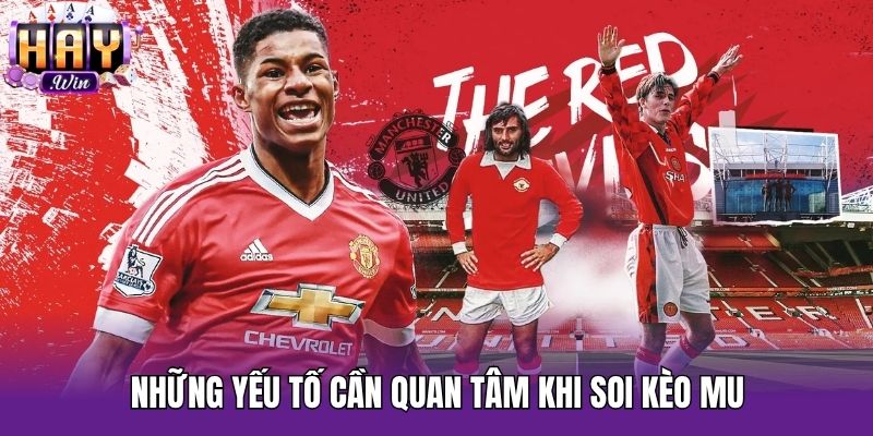 Những yếu tố cần quan tâm khi soi kèo MU