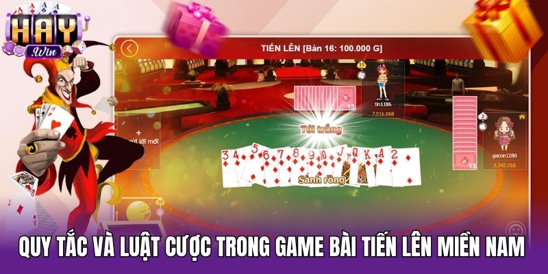 Quy tắc và luật cược trong game bài Tiến lên miền Nam 