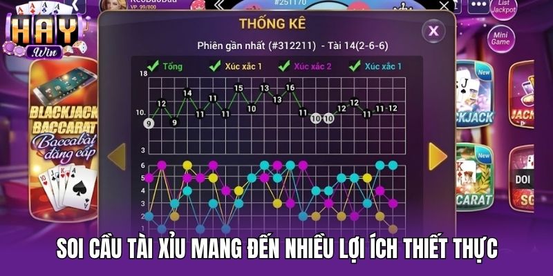 Soi cầu tài xỉu mang đến nhiều lợi ích thiết thực