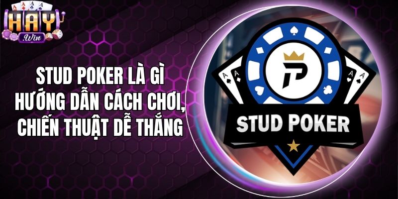 Stud Poker Là Gì - Hướng Dẫn Cách Chơi, Chiến Thuật Dễ Thắng