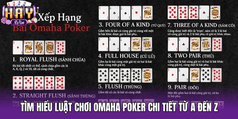 Tìm hiểu luật chơi omaha poker chi tiết từ A đến Z
